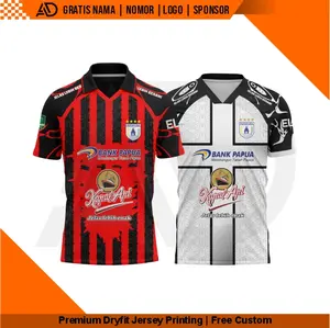 JERSEY SEPAK BOLA PERSIPURA JAYAPURA  LIGA2 TERBARU 2025-2026 GRATIS PASANG NAMA NO.PUNGGUNG LOGO DAN SPONSOR