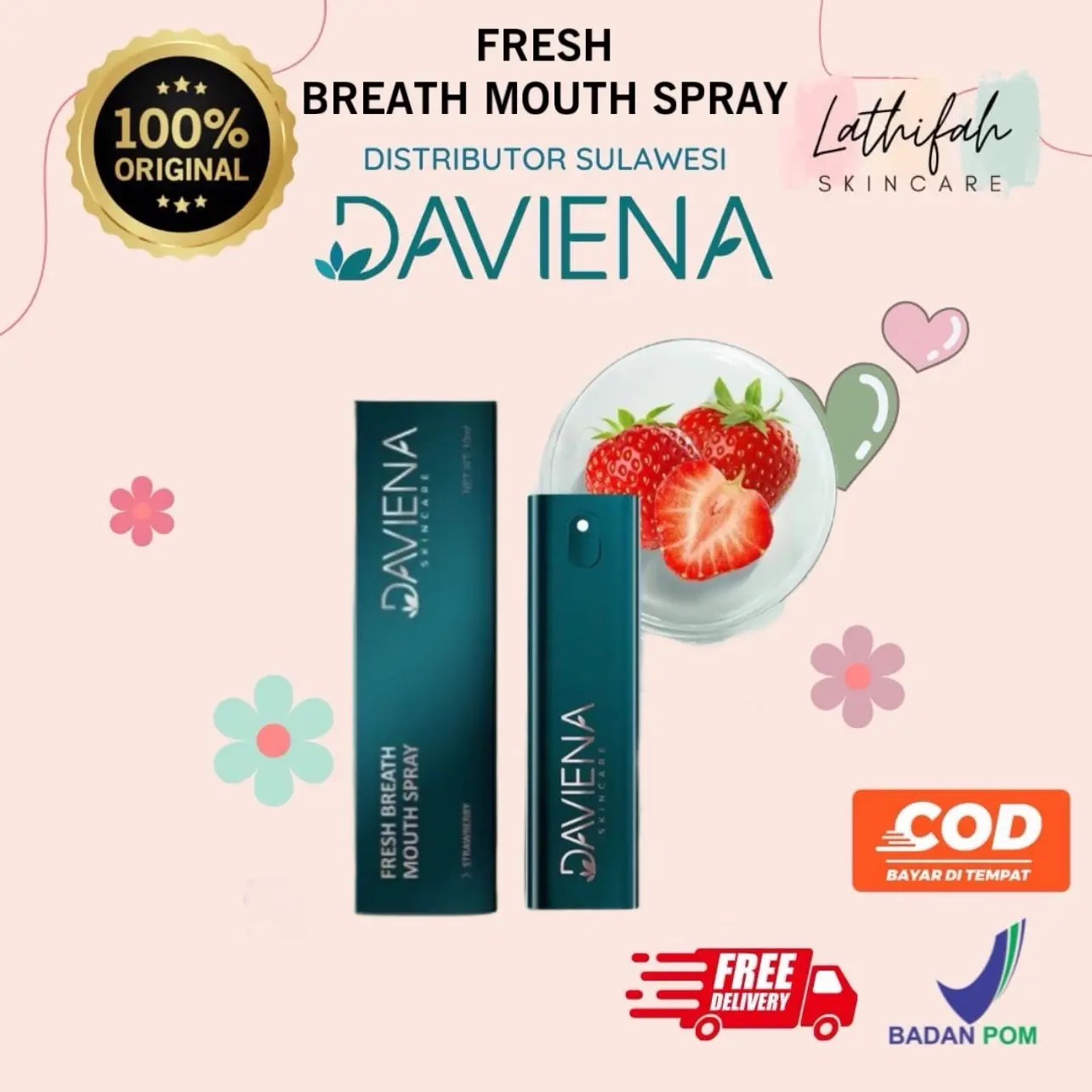 FRESH BREATH MOUTH SPRAY DAVIENA SKINCARE