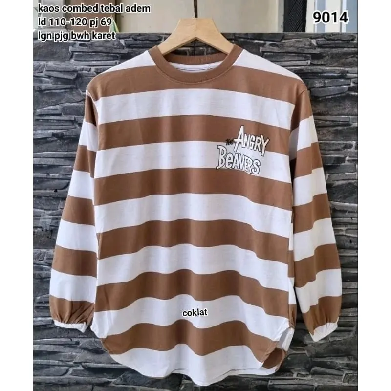 KAOS COMBAD TANGAN PANJANG ATASAN WANITA KAOS TERMURAH 2