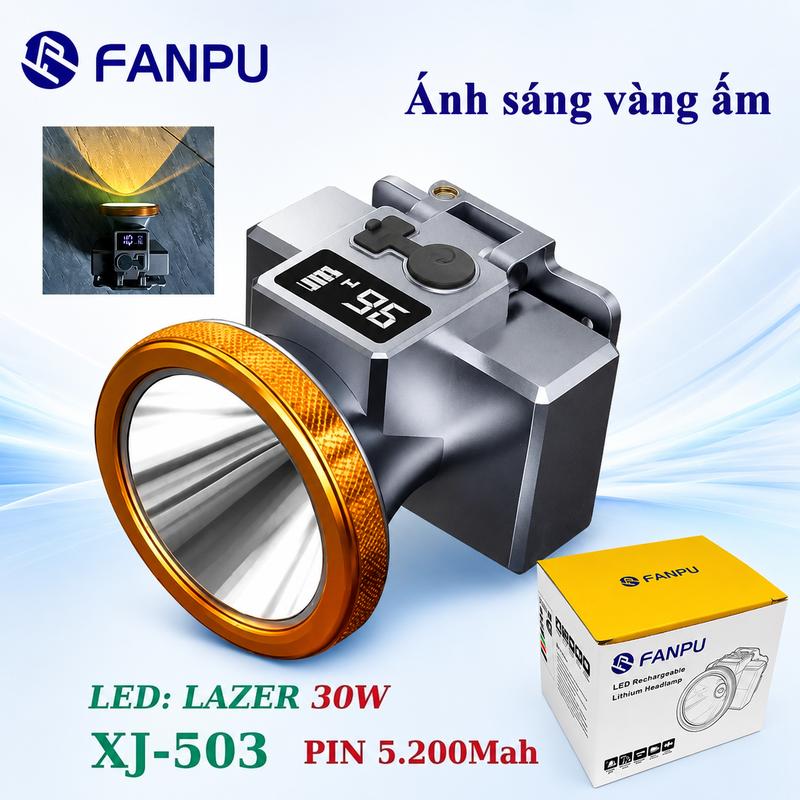 FANPU led đèn đội đầu Đèn Pin Siêu Sáng - Đèn Cầm Tay-Đèn Pin Siêu Sáng, Đèn…