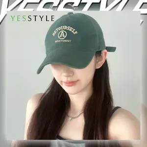 Yesstyle Topi Baseball Unisex Bordir Be Yourself Topi Bisbol Pria Wanita Casual