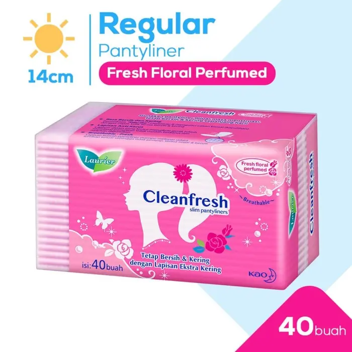 Laurier Clean Fresh 40s - Pantyliner Perfumed 14cm