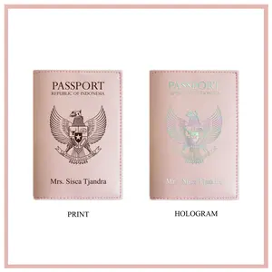 CUSTOM GARUDA COVER CASE SAMPUL TEMPAT SARUNG PASPOR PASSPOR PASSPORT HOLDER LEATHER BLACK