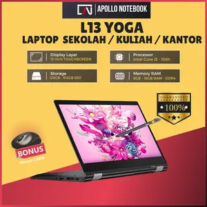 Laptop 2 in 1 yoga L13 core i5 -   Windows - Bergaransi