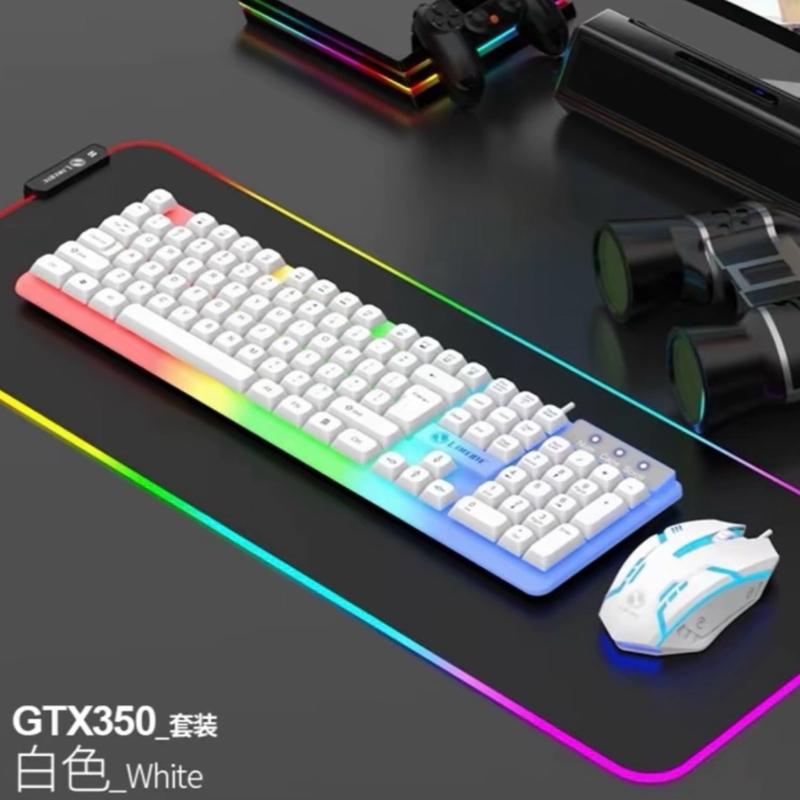 Combo bàn phím + chuột GTX350 với hiệu ứng RGB sống động
