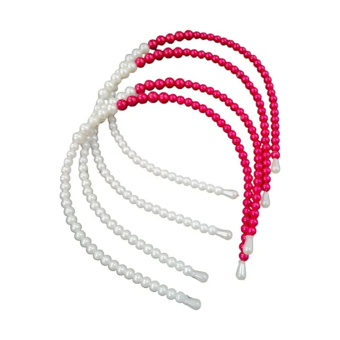 Bando Mutiara Merah Putih Hut Ri 17An Manik Mote / Bando Wanita Anak Termurah