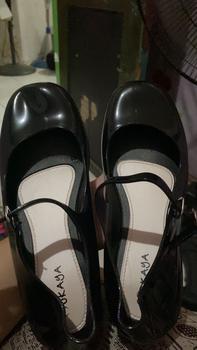 Product Review of (690-16/-161) Sepatu Jelly Pantofel Wanita dan Anak Cewek Paskibra Hitam Glossy Formal Kantor Tali Gesper Kotak Kecil Super Mewah Simple Trendy Mokaya / Ukuran 31-40 from M**a 0