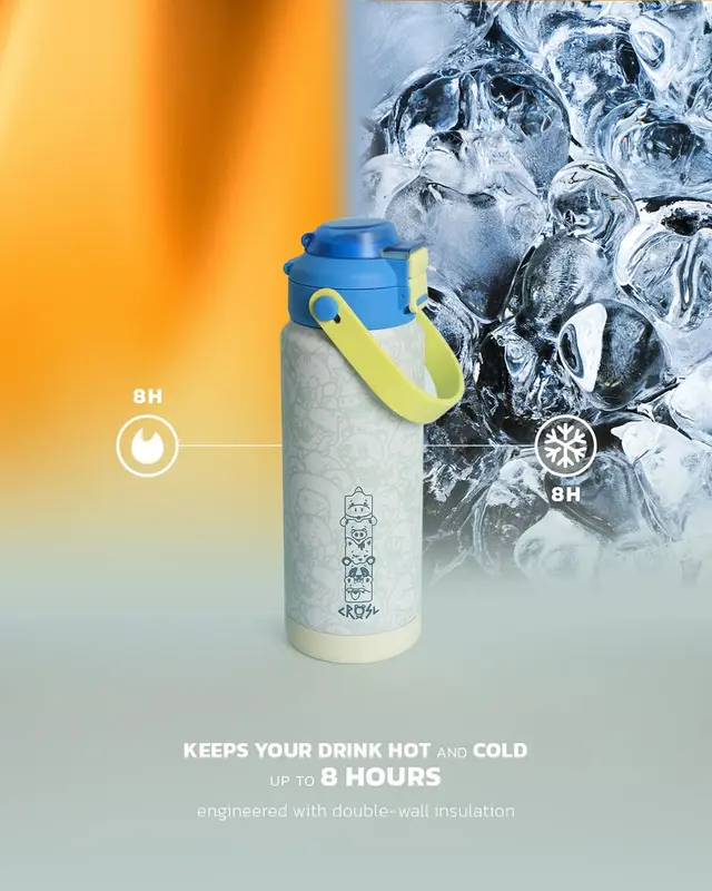 CRSL Siply Tumbler I Botol Tempat minum I 2in1 Tumbler I Tumblr Travel Bottle Stainless 750ml 24oz | Water Bottle 5