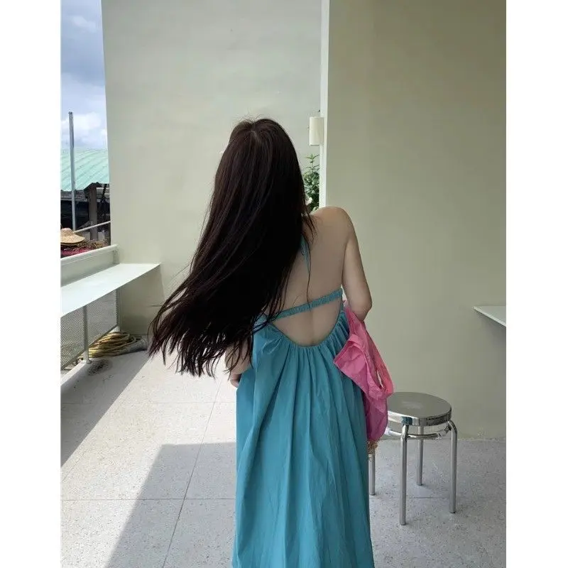 Casual and fashionable loose camisole dress for women, summer niche new style mid length skirt, easy to match Womenswear Lingerie Comfort Sleeveless