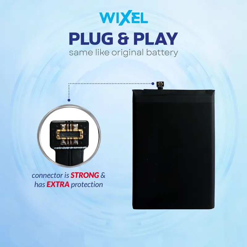 WIXEL Baterai Compatible For Poco M3 Redmi 9T BN62 Real Capacity Batre Batrai Battery Double Power Dual BN 62 1