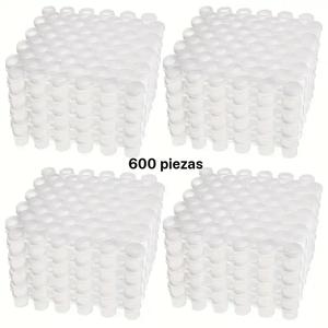 600 piezas (6 cajas): latas y paletas de pintura hechas a mano de plástico, aptas para arte escolar; paletas de pintura con tubos de 2 ml para aficionados y artistas; cajas de pintura para festivales, aulas y suministros de arte.