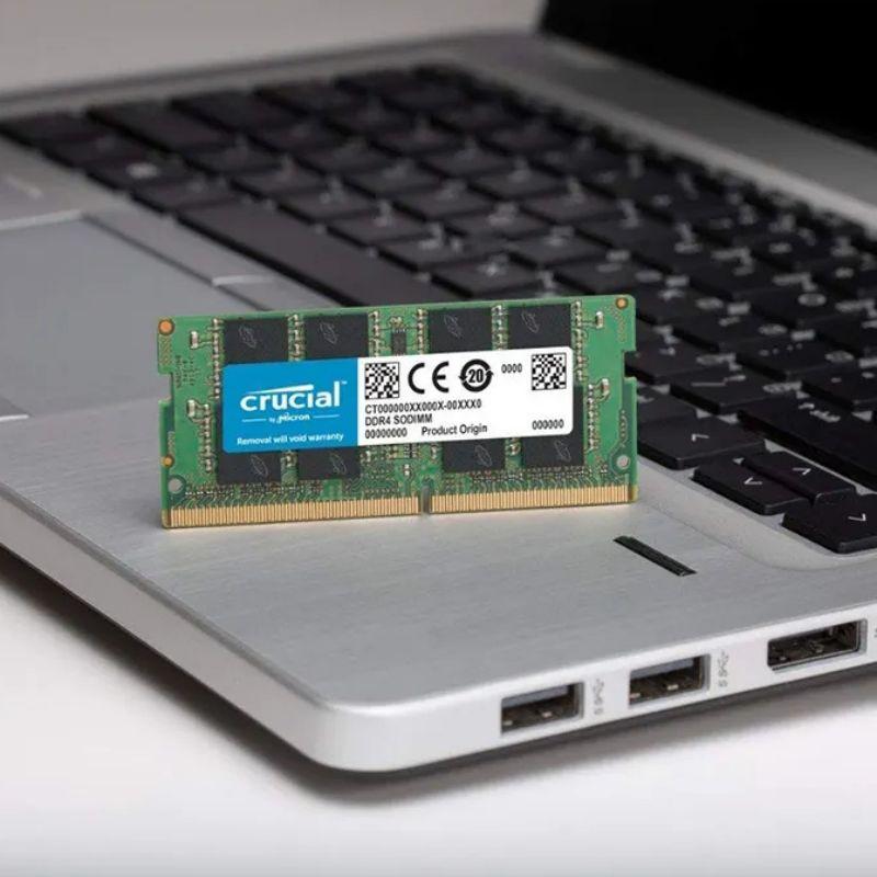 RAM Máy Tính Xách Tay, Crucial, Bộ nhớ DDR4 2400 2666 3200MHZ, SODIMM, 4GB / 8GB / 16GB, Thích hợp cho máy tính xách tay 4
