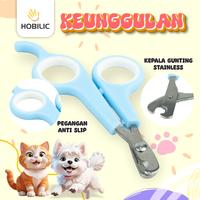 Gambar Hobilic Gunting Kuku Anjing Kucing Bahan Stainless Steel Premium Nail Clipper Kucing Anjing - Pink dari Hobilic Kota Administrasi Jakarta Pusat 2 Tokopedia