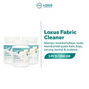 Loxus Fabric Cleaner Pembersih Noda Pada Pakaian Putih dan Berwarna, Sarung Bantal dan Bahan Kain Lainnya Jamur