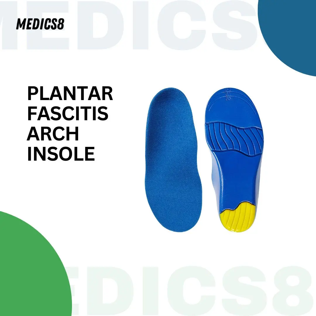 Medics8 - Plantar Fascitis Arch Insoles for Kids - Sol Arch Plantar Fascitis - 40-42