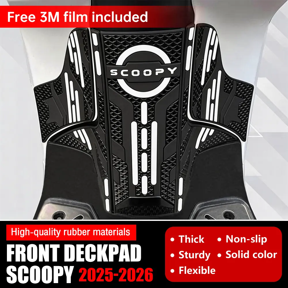 [PROMO] Deckpad Scoopy 2025-2026 Anti-Panas & Slip! Karet Tebal 3D Wave – Pas Presisi, Lem 3M Super Kuat (5 Warna Kece)