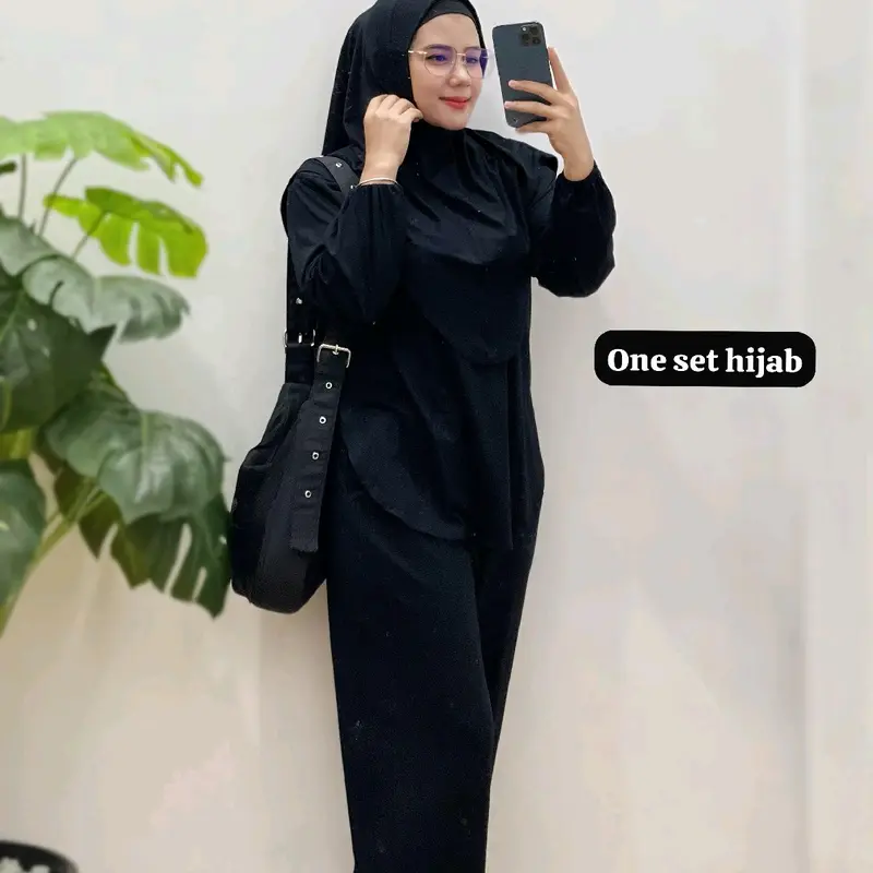One Set Hijab by Newbrand || Setelan Wanita 4