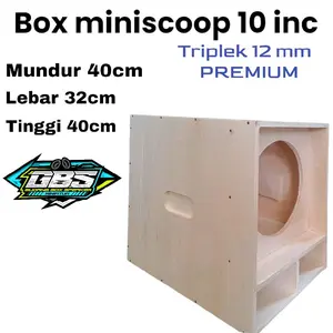 box miniscop 10 inc triplek premium 12mm halus 2 sisi