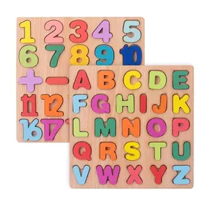 mainan edukasi anak anak papan puzzle angka dan huruf termurah bisa (cod) Belajar