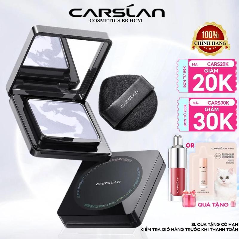  Phấn Phủ nén trang điểm CARSLAN lâu trôi kiềm dầu 24 giờ Che Phủ Tốt Nhỏ Gọn Tiện Lợi Vỏ Nam Châm 8g phủ  nén carslanvn 