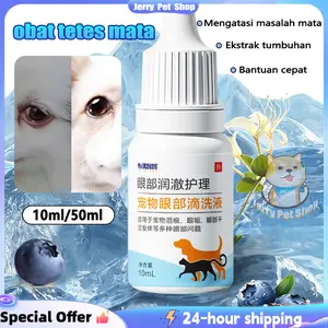obat sakit mata kucing   obat tetes mata kucing membersihkan, anti inflamasi, antibakteri dan menghilangkan kotoran mata 10ml