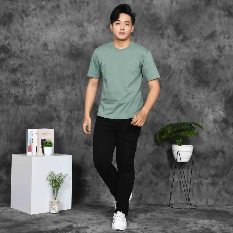 PAKET HEMAT 3 PCS 100 RIBU KAOS Polos  Distro  LENGAN PENDEK UNISEX COTTON COMBED 30S 4