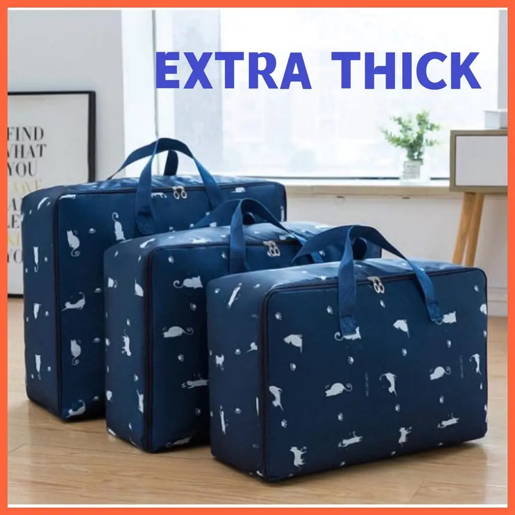 MY Stock - Storage Bag Clothes / Beg Baju / Beg Pakaian / Clothes Organizer Bag / Barang Quilt Storage Bag / Travel Bag / bag