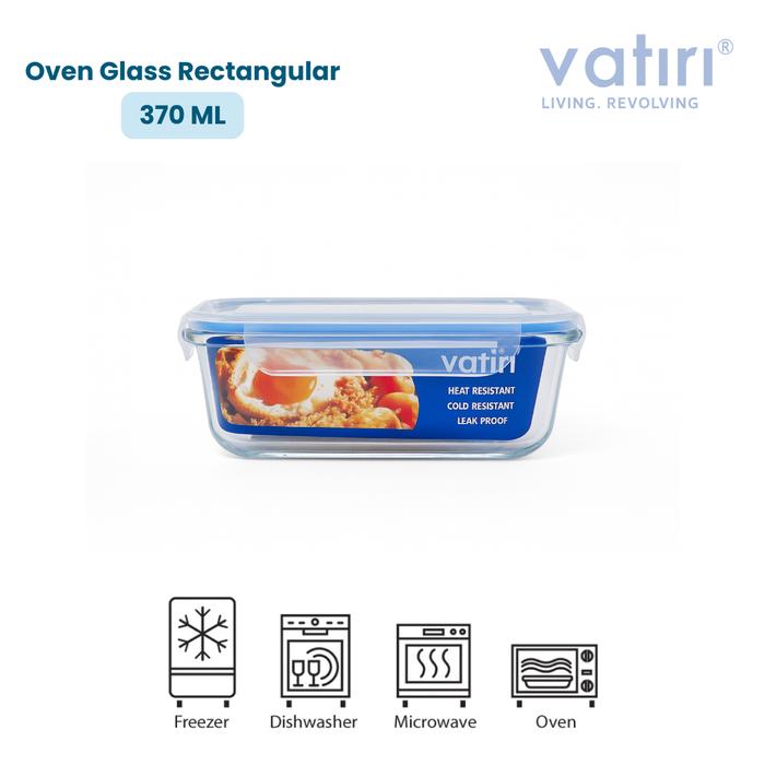 Gambar Vatiri Oven Glass Wadah Makan 370 ml Rectangular - PL370YG dari VATIRI HOME STORE Kota Administrasi Jakarta Pusat Tokopedia