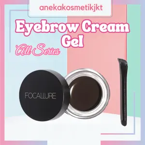 READY FOCALLURE Eyebrow Cream Gel FA23 - Kosmetik Mata Waterproof Creamy Alis Lasting  Pensil