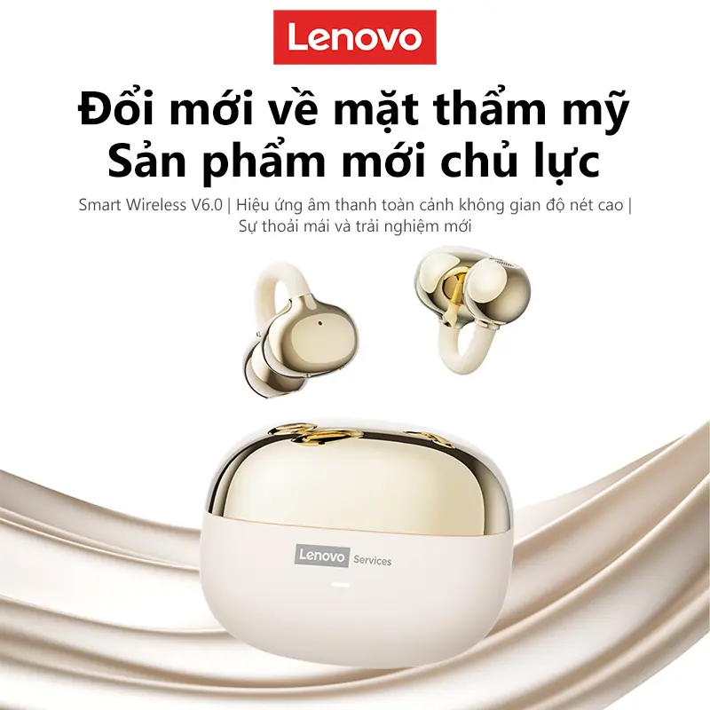 Tai Nghe Bluetooth 6.0 Không Dây, Lenovo LE302, Thời Lượng Pin Dài, Tai Nghe Kẹp Thể Thao, Âm Thanh Nổi HiFi, Khử Tiếng Ồn | BigBuy360 - bigbuy360.vn
