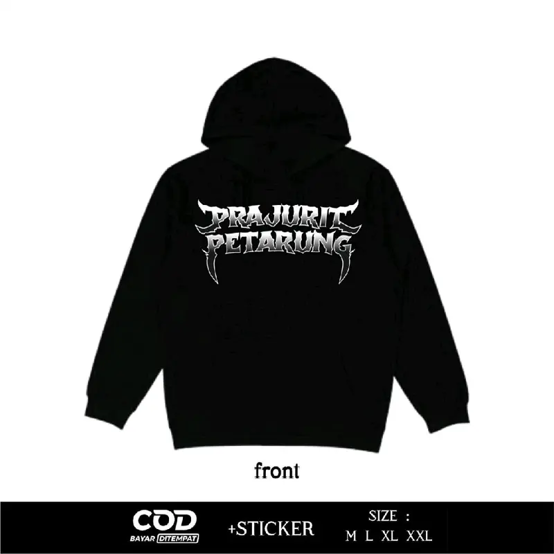 Hoodie Netral Prajurit Petarung Sablon Dtf By Sweapo.id 1