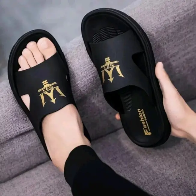 Sandal Selop Pria Dewasa Motif Terbaru 01 Bahan Sepon Ukuran 39-43 Karet Sandal Shoes Sendal