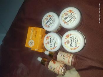 Product Review of cream glowing bpom  siang malam sabun dan serum from A** W** 0