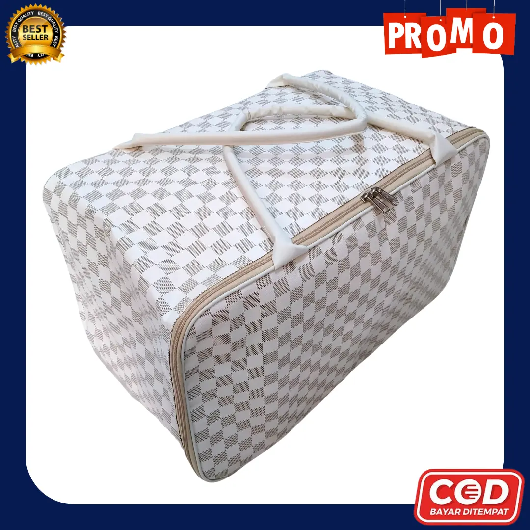 Tas Melahirkan | Tas Persalinan | Tas Piknik | Tas Traveling | Tas Liburan | Travel Bag | Tas Pakaian | Tas Mudik | Tas Baju - Motif Ukuran Jumbo 50cm & Kecil 40cm Pria Wanita - All Varian