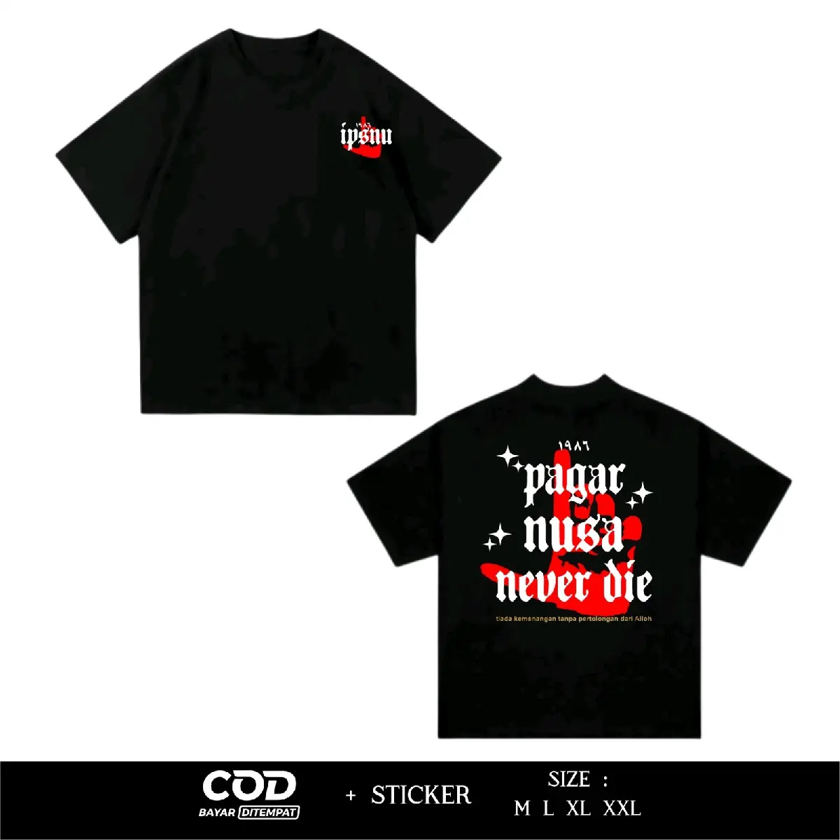 Kaos Reflektif Pagar Nusa Never Die By Ofc.trident