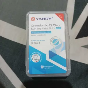 YANDY Tongkat Flos Penjagaan Pelbagai Fungsi Antibakteria Ortodontik 50pcs/Kotak Benang Pergigian Anti Putus & Kemasan Praktis Cegah Bau Mulut - Gusi