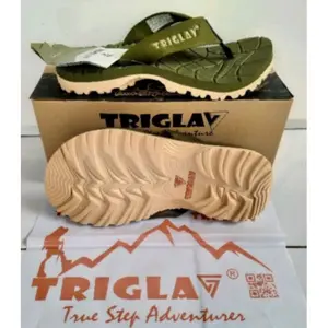 Triglav adventur - Sandal triglav original - Sandal Gunung Triglav Casual Pro Premium - Sandal Jepit Outdoor - Sandal Pria Wanita - Sandal Jepit Triglav - Sendal Triglav Lengkap Box Terlaris Termurah