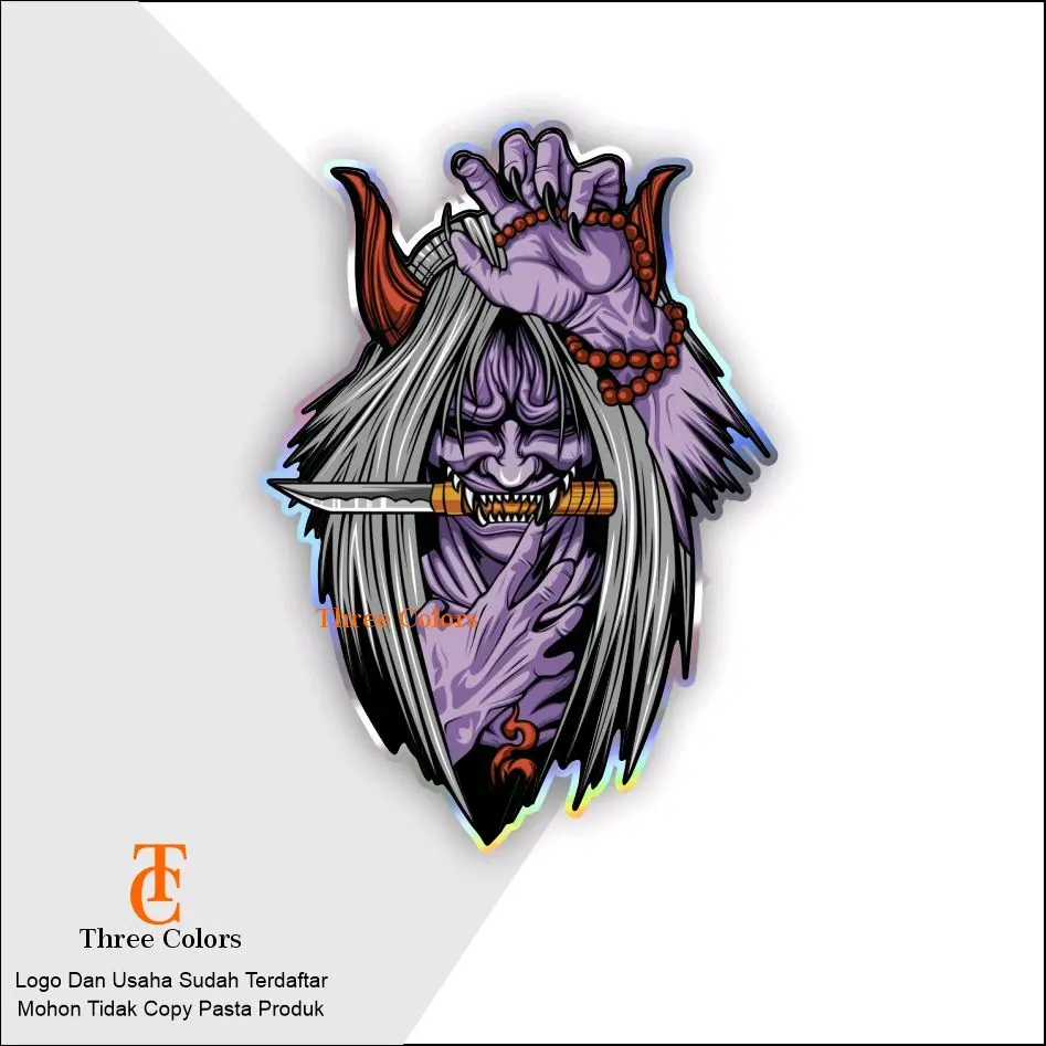A1, Stiker shinigami helogram, stiker anime