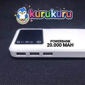 Powerbank 20000mAh Kualitas Bagus dan Awet - Pengisian Daya Portabel