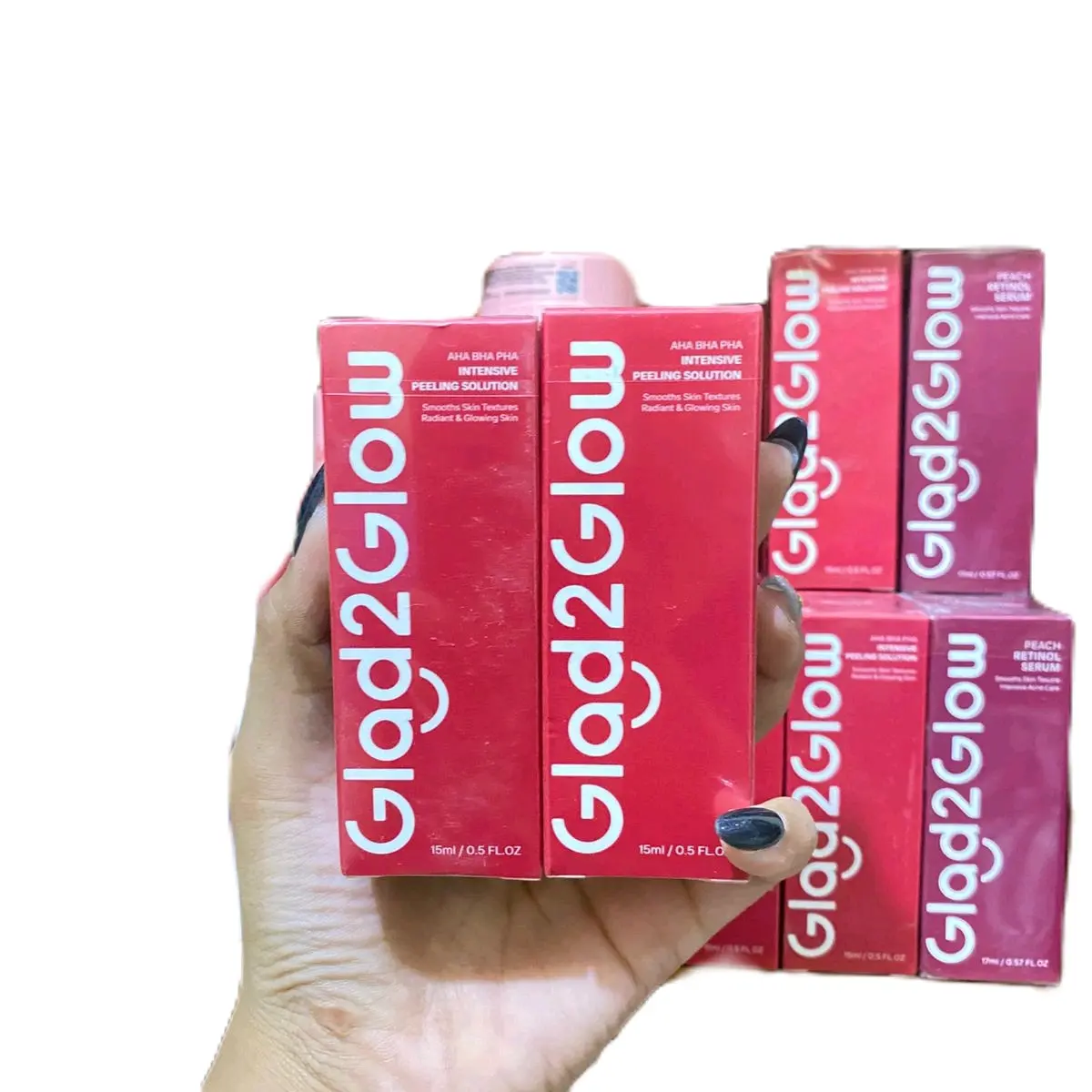 Glad2glow Peeling Serum 17ml|G2g|Exfoliating Kulit Wajah|Mencerahkan Kulit Wajah. Niacinamide g2g