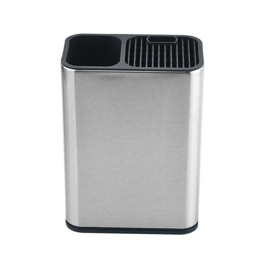 Tempat Pisau Dapur ANHO SUS435 � Stainless Steel Holder Spatula Modern