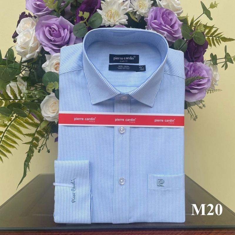 Áo Sơ Mi Nam dài tay công sở, Sơ Mi kẻ sọc xanh thẳng, Sơ Mi Nam Hàng Xuất Dư Xịn Đẹp