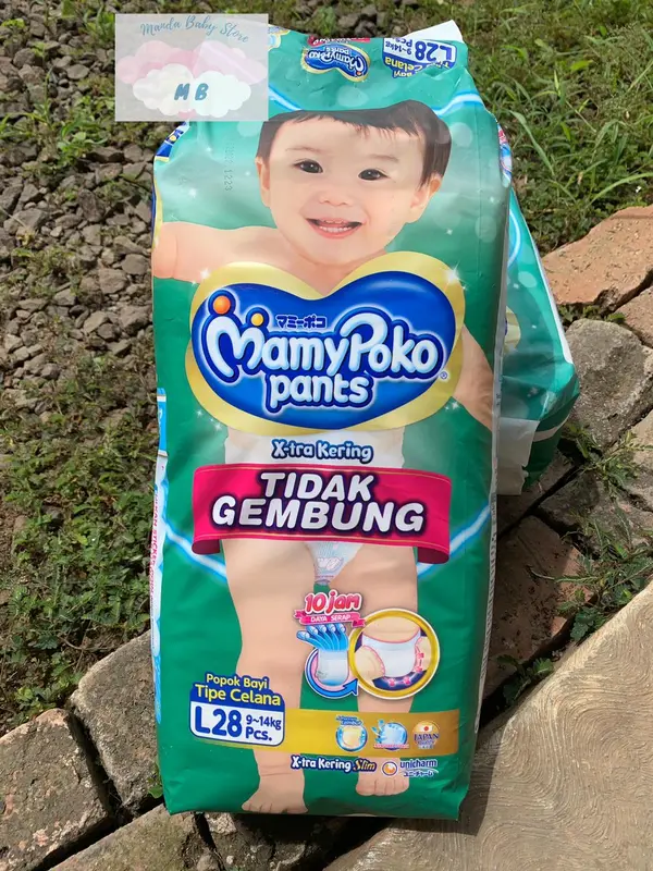 MamyPoko Pants X-tra Kering Slim / Tidak Gembung S, M, L, XL 3