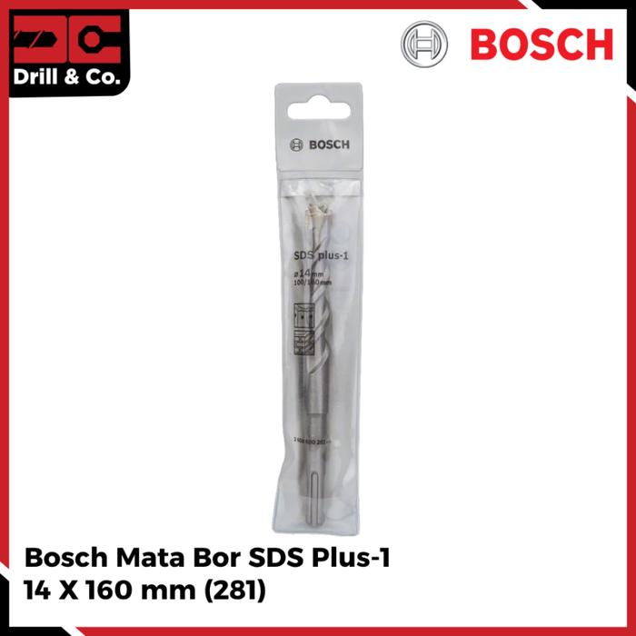Gambar Bosch Mata Bor Beton SDS Plus-1 14X160 mm (281) dari Drill&Co Kota Administrasi Jakarta Barat Tokopedia