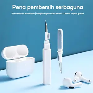 Hanason Cleaning Pen Multi-Functional  3-in-1 Pembersih Headset Earphone Cleaner Pembersih Aksesoris Handphone