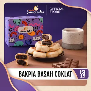 JUWARA SATOE [ ISI 15 ] BAKPIA BASAH COKLAT PREMIUM - OLEH-OLEH KHAS JOGJA