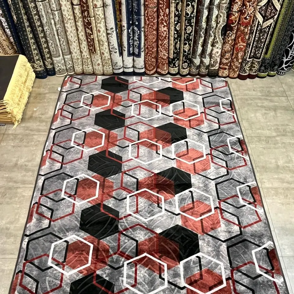 Ukuran 190X270.Cm. Karpets Malaysia Polister Premium  Kualitas Tabalnya 16 mm.DS Karpet Dubai  Ukuran 180X210.Lembut Halus Antislip blu sutra Original