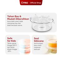 Gambar [SPESIAL KOKO PANCI]Cypruz Set Premium Container Food Storage Box Wadah Tempat Makan Serbaguna - 620ml Set 3pcs Cream dari Cypruz Kitchenware Kota Bekasi 3 Tokopedia