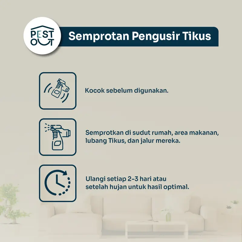 Semprotan Pengusir Tikus Rodent Repellent 250 ml Cairan Obat Pembasmi Tikus Ampuh Bukan Racun 4