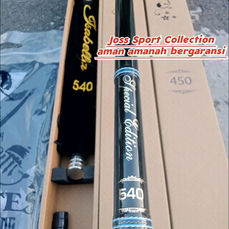 Tegek Kolong Isabella X-Pirates 450/540/610 Carbon Kaku Bonus Jersey Pancing Mancing 1